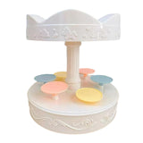 Maxbell dessert Stand 2 Tier Ornaments Multifunctional with Music for Home Birthday