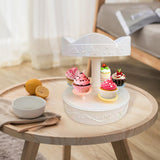Maxbell dessert Stand 2 Tier Ornaments Multifunctional with Music for Home Birthday