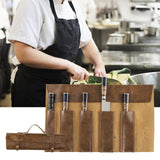 Maxbell Utensils Pouch Holders Portable with five slots for Chef