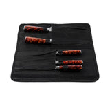 Maxbell Chef Roll Bag Reusable 5 Pockets Waterproof Black for Picnic Travel Camping
