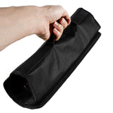 Maxbell Chef Roll Bag Reusable 5 Pockets Waterproof Black for Picnic Travel Camping