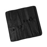 Maxbell Chef Roll Bag Reusable 5 Pockets Waterproof Black for Picnic Travel Camping