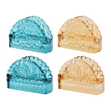 Maxbell Facial Napkin Box Cover Ornament Multifunction for Restaurant Desktop Office Droplet shape blue