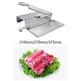Maxbell Meat Slicer Beef Mutton Lamb Roll Slicing for Kitchen Cooking Korean BBQ Small