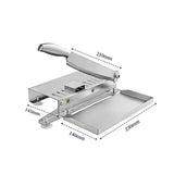 Maxbell Meat Slicer Beef Mutton Lamb Roll Slicing for Kitchen Cooking Korean BBQ Small