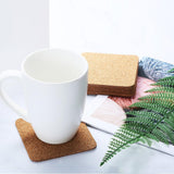 Maxbell Mug Coasters with Holder Wooden Mug Mats Reusable for Home square