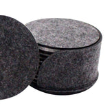 Maxbell Modern Decorative Felt Drink Coasters Set Gifts for Living Room Kitchen