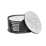 Maxbell Modern Decorative Felt Drink Coasters Set Gifts for Living Room Kitchen