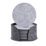 Maxbell Modern Decorative Felt Drink Coasters Set Gifts for Living Room Kitchen