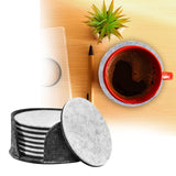 Maxbell Modern Decorative Felt Drink Coasters Set Gifts for Living Room Kitchen