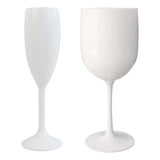 Maxbell Novelty Drinking Glasses Stemmed Glasses Goblet for Kitchen Restaurant Decor 52mm