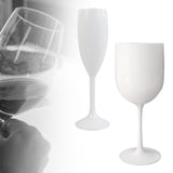 Maxbell Novelty Drinking Glasses Stemmed Glasses Goblet for Kitchen Restaurant Decor 52mm