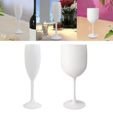 Maxbell Novelty Drinking Glasses Stemmed Glasses Goblet for Kitchen Restaurant Decor 52mm