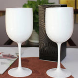 Maxbell Novelty Drinking Glasses Stemmed Glasses Goblet for Kitchen Restaurant Decor 84mm