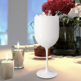 Maxbell Novelty Drinking Glasses Stemmed Glasses Goblet for Kitchen Restaurant Decor 84mm