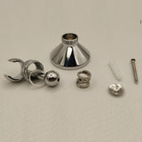 Maxbell Zinc Alloy Shower Mounting Brackets Adjustable Angle Adapter Wall Mounted