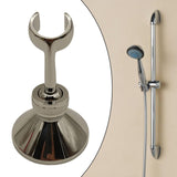 Maxbell Zinc Alloy Shower Mounting Brackets Adjustable Angle Adapter Wall Mounted