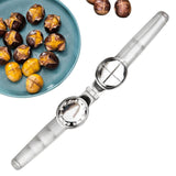 Maxbell Chestnut Opener with Ergonomic Handle Stainless Steel for Kitchen Hazelnut