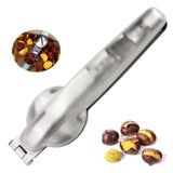 Maxbell Chestnut Opener with Ergonomic Handle Stainless Steel for Kitchen Hazelnut