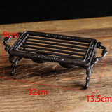 Maxbell Iron Teapot Warmer stand Both Side Handle Sturdy Practical Coaster Style A