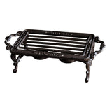 Maxbell Iron Teapot Warmer stand Both Side Handle Sturdy Practical Coaster Style A