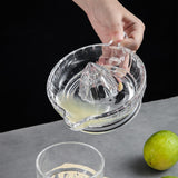 Maxbell Manual Glass Lemon Squeezer with Handle for Limes kitchen Accessories