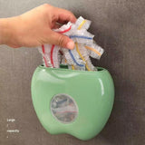 Maxbell Wall Mounted Wrap Dispenser Compact Organizer for Home Bathroom Green