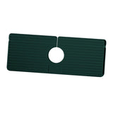 Maxbell Faucet Absorbent Pads Countertop Protector Water Drying for Kitchen RV Green