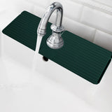 Maxbell Faucet Absorbent Pads Countertop Protector Water Drying for Kitchen RV Green