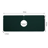 Maxbell Faucet Absorbent Pads Countertop Protector Water Drying for Kitchen RV Green