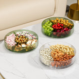 Maxbell Countertop Turntable 10inches Cosmetic Storage Box Snacks Container Accessory Transparent