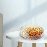 Maxbell Countertop Turntable 10inches Cosmetic Storage Box Snacks Container Accessory Transparent