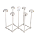 Maxbell Cups Drying Rack Stand Coffee Cup Holder for Tabletop Kitchen Restaurant 6 Cups