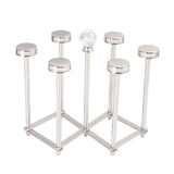Maxbell Cups Drying Rack Stand Coffee Cup Holder for Tabletop Kitchen Restaurant 6 Cups