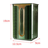 Maxbell Tissue Holder Case Decoration Multipurpose Dustproof for Hotel Home Bathroom Green