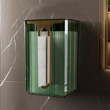 Maxbell Tissue Holder Case Decoration Multipurpose Dustproof for Hotel Home Bathroom Green