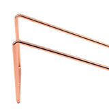 Maxbell Bottle Holder Display Shelf Storage Rack Bottle Display for Kitchen Rose Aureate