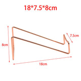 Maxbell Bottle Holder Display Shelf Storage Rack Bottle Display for Kitchen Rose Aureate