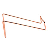 Maxbell Bottle Holder Display Shelf Storage Rack Bottle Display for Kitchen Rose Aureate