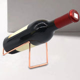 Maxbell Bottle Holder Display Shelf Storage Rack Bottle Display for Kitchen Rose Aureate