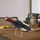 Maxbell Bottle Holder Display Shelf Storage Rack Bottle Display for Kitchen Rose Aureate