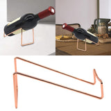 Maxbell Bottle Holder Display Shelf Storage Rack Bottle Display for Kitchen Rose Aureate