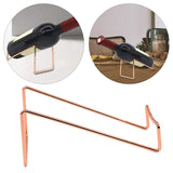 Maxbell Bottle Holder Display Shelf Storage Rack Bottle Display for Kitchen Rose Aureate