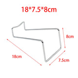 Maxbell Bottle Holder Display Shelf Storage Rack Bottle Display for Kitchen Argent