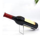 Maxbell Bottle Holder Display Shelf Storage Rack Bottle Display for Kitchen Argent