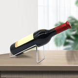 Maxbell Bottle Holder Display Shelf Storage Rack Bottle Display for Kitchen Argent