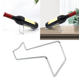 Maxbell Bottle Holder Display Shelf Storage Rack Bottle Display for Kitchen Argent