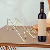 Maxbell Bottle Holder Display Shelf Storage Rack Bottle Display for Kitchen Aureate