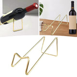 Maxbell Bottle Holder Display Shelf Storage Rack Bottle Display for Kitchen Aureate