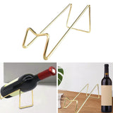 Maxbell Bottle Holder Display Shelf Storage Rack Bottle Display for Kitchen Aureate